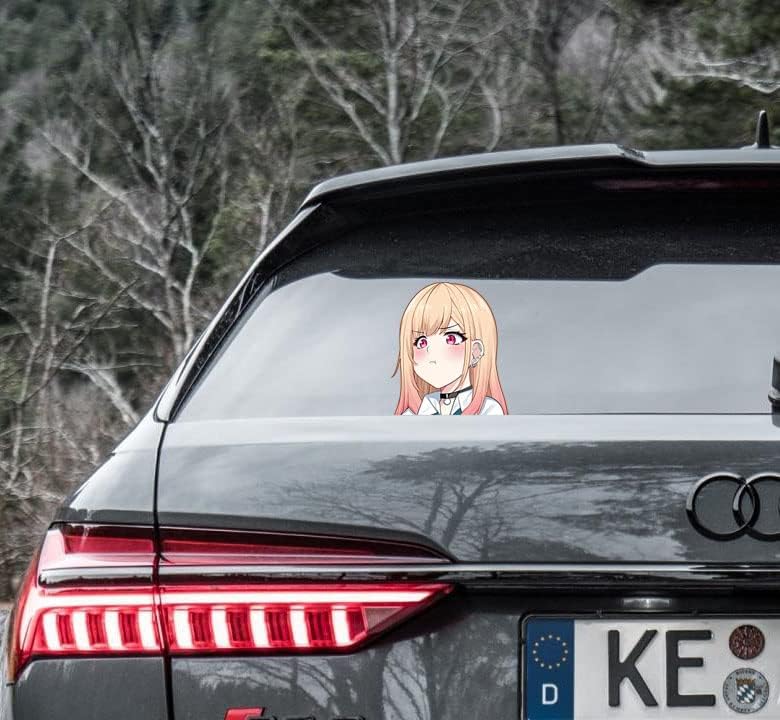 Okimari-Kitagawa Marin Moja haljina Darling Auto naljepnica Smiješan anime decal vinil