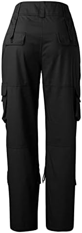 Ženske teretne pantalone sa džepovima na otvorenom casual ripstop ravne gamaše Camo sa džepom vojne građevinske