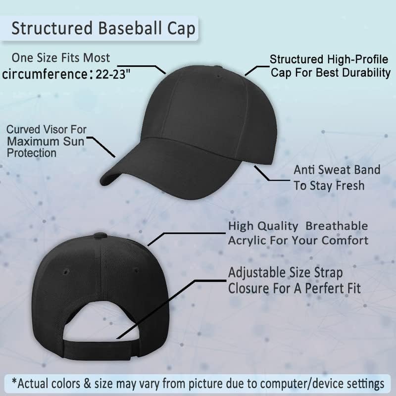 Prilagođeni šešir Vaš dizajn ovdje, prilagođeni dizajn šešira Vaši klasični muški ženski personalizirani bejzbol kapa
