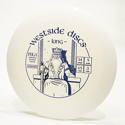 Westside Discs Tournament King Distance Driver Golf Disc, Izaberite Težinu / Boja [Marka i tačna boja može varirati]