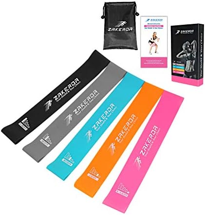HIGOMIN Fitness Loop trake otpora za vježbanje, trake za vježbanje za žene vježbaju stražnjicu / noge / ruku, jogu & Pilates & amp; Oprema za vježbe snage