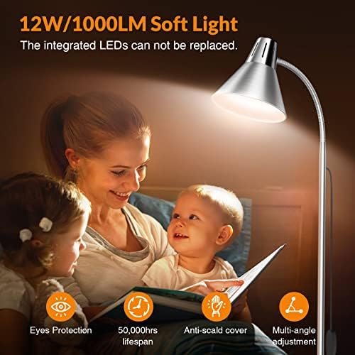 LED lampica LED-a, lampe za čitanje podne podne lampe, metalna stočna lampa