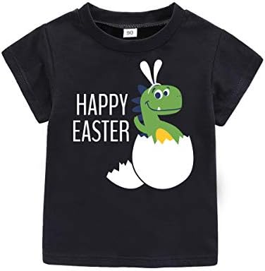 Uskršnje majice djevojčice dječaci dinosaurusi zec Casual odjeća Funny Bunnies Funny za djecu ljetni