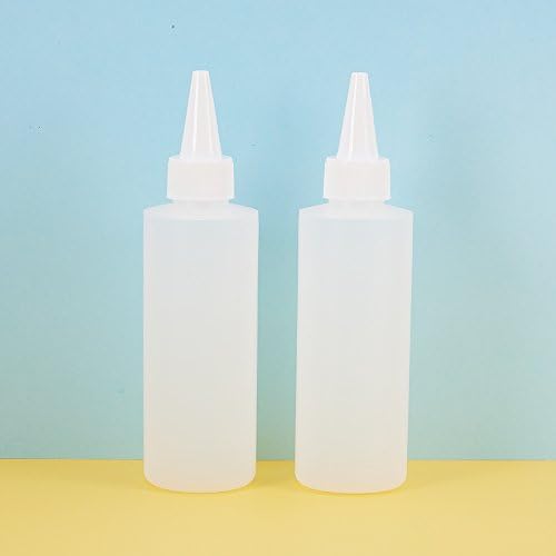 BENECREAT 10pack 5 unca plastičnih boca za točenje sa nepropusnim bijelim poklopcem - dobro za