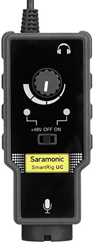 Saramonic Audio Interface W / XLR & 1/4 za USB Type-C Android pametne telefone i tablete
