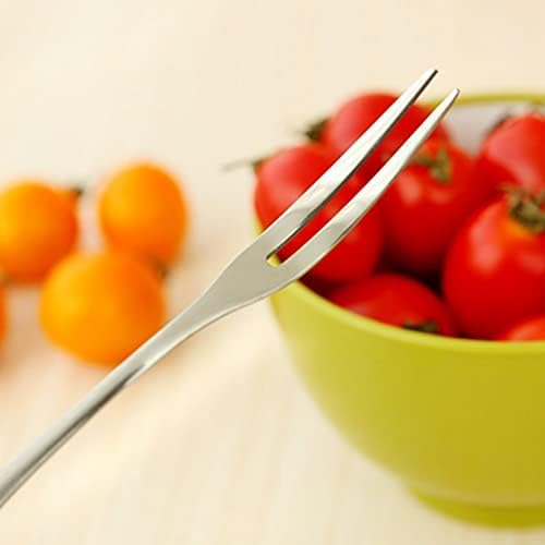 Youxiu 10pcs/lot voćne viljuške od nerđajućeg čelika za restoran kafeterija domaća desertna viljuška za zabavu