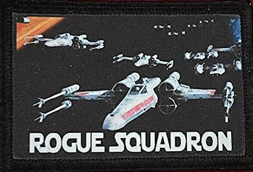Star Wars Rogue zakrpa od eskadrile Morale. 2x3 Kuka i loop flaster. Izrađen u SAD-u