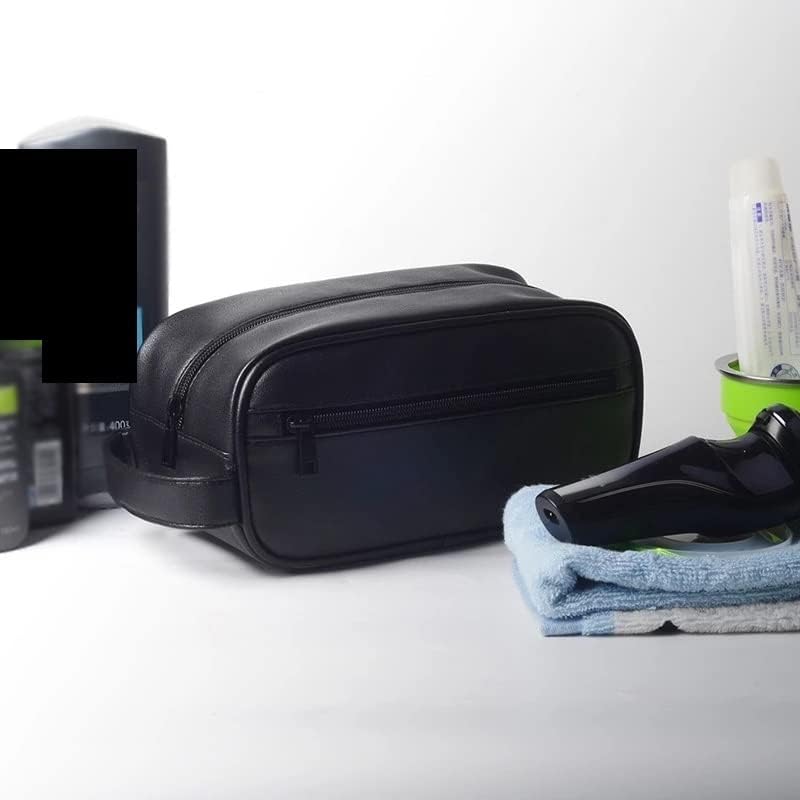 XDKLL MENS sintetička kožna torba za pranje tuš kabine za šminku Organizator RETRO ručne torbe za žene prijenosni