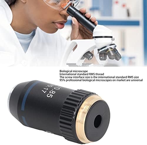 Akromatski mikroskop objektiv, 60x Akromatsko sočivo, 60/0. 85 biološki mikroskop sočivo Akromatskih ciljeva,