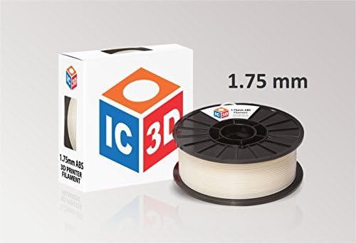 IC3D CRVENI 1,75mm ABS 3D filament štampača - 1kg kalem - dimenzionalna tačnost +/- 0,05 mm - profesionalna 3D štamparija - izrađen u SAD-u