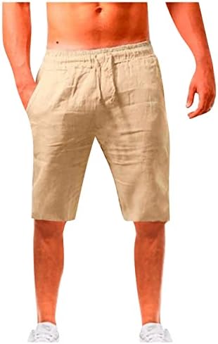 ADSSDQ Hlače Muškarci, Muške modne kratke hlače Ležerne prilike ravne pune boje u boji sa džepom Muške