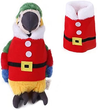 Anelektor božićne ptice kostim male životinje zimska odjeća Xmas odjeća za papagajsku božićnu odjeću za