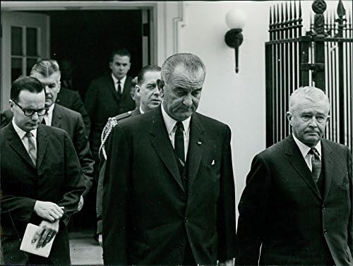 Vintage fotografija Lyndona B. Johnson, 36. predsjednika Sjedinjenih Država.
