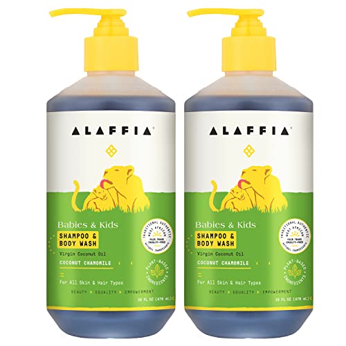Alaffia babies and Kids šampon i sredstvo za pranje tijela, nježna i umirujuća podrška za meku kosu i kožu sa