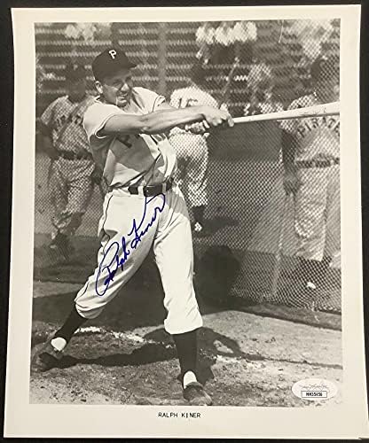 Ralph Kiner potpisao je fotografiju 8x10 B & W bejzbol gusari Cubs Autograph Hof JSA - AUTOGREM MLB
