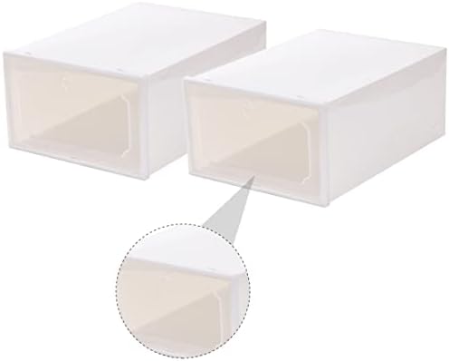Brewix 6pcs Prozirne cipele za pohranu kutija za pohranu kutija za pohranu kutija kutija za kutiju za plastičnu ladicu