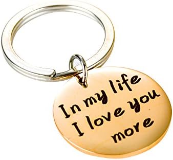 Meiligo dečko djevojka poklon privjesak za ključeve u mom životu volim te više privjesak za ključeve