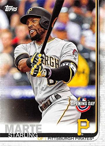2019 TOPPS otvaranje # 186 Starling Marte Pittsburgh Pirates MLB bejzbol trgovačka kartica