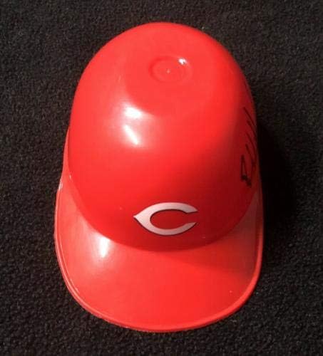 Ron Villone potpisao Cincinnati Reds Mini kacigu za udaranje - MLB kacige sa autogramom