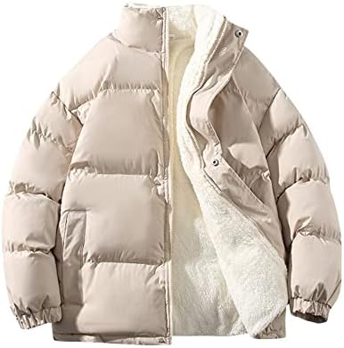 Fsahjkee muns vodootporna kišna jakna, nova zimska Sherpa klasična odjeća casual urban slim fit atletska