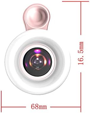 LMMDDP svjetlo za punjenje mobilnog telefona 15x makro sočivo prijenosno selfi LED prstenasto