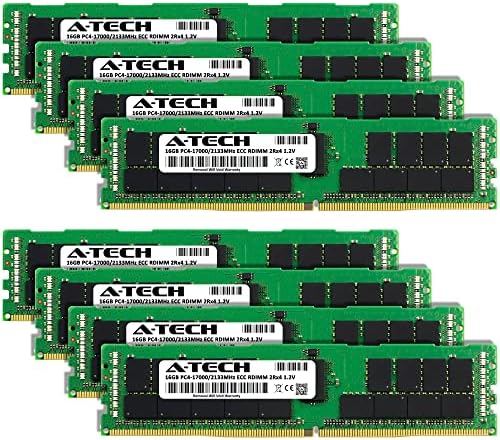 A-Tech 128GB komplet memorije RAM za supermicro x10dgq - DDR4 2133MHz PC4-17000 ECC registrirani RDIMM 2RX4 1.2V - server