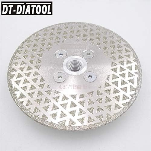 XUCUS DT-Diatool 2pcs / PK 115mm Elektrolatni dijamantni dijamantni kotač za brušenje diskova M14