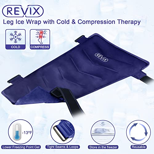 REVIX veliki paket leda za noge za višekratnu upotrebu i paket leda za ublažavanje bolova u koljenu