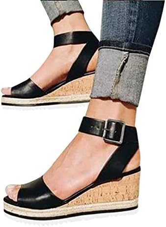 Kaustri Sandale Žene Dressing Lety, Sandale Ženske potpetice Strappy Sandals s niskim klinkama Haljina Ležerne prilike otvorene nožne sandale