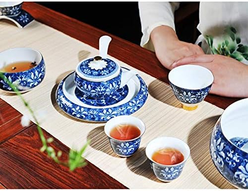 Wpyyi 12pcs ručno rađen porculan glazura u boji čaj set Health Teanet Veliki kapacitet čajnik čajnica za