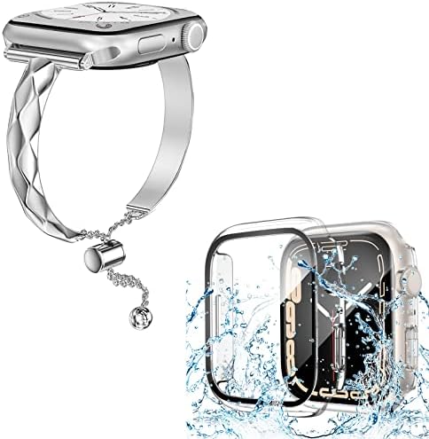Goton vodootporna futrola & amp; traka od nerđajućeg čelika dizajnirana za Apple Watch seriju 6/5/4 /