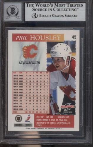 # 45 Phil Housley - 1995 Ocjena hokejaških kartica Ocjenjivane BGS Auto 10 - Kartice za autograme na hokeju