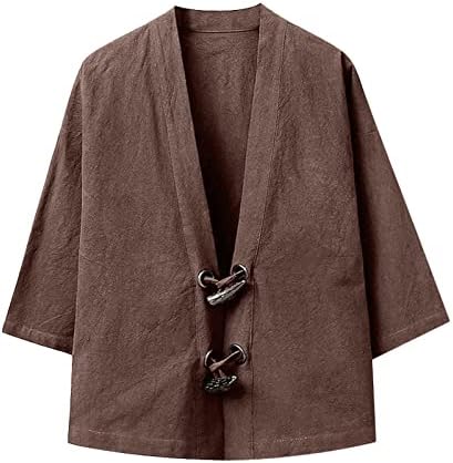 Jakne za muškarce Moda Japanski Yukata casual kaputa Kimono odjeća Pamuk Vintage Labavi zimski kaputi