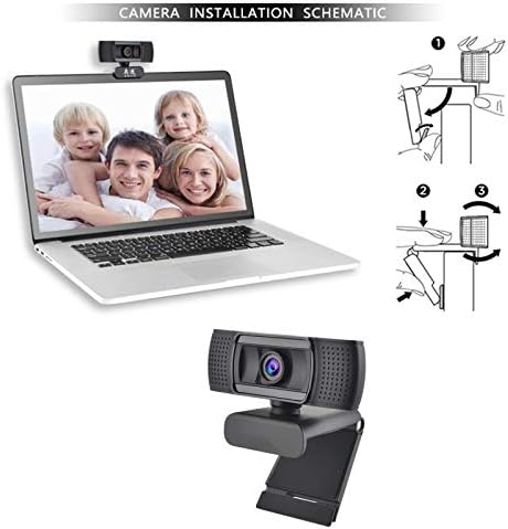 HOMERIY web kamera sa MIC auto fokusiranje HD 1080P USB fotoaparat za Win XP Win Vista Win 7 Win 8 Win 10