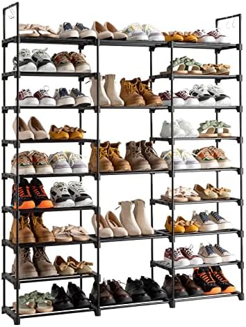 DDoy stalak za cipele za ormar stabilne stalak za cipele izdržljivi metalni stalak za obuću ušteda za ormar