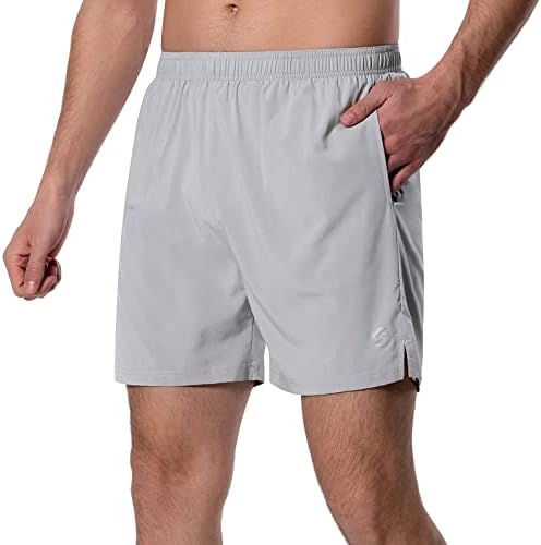 Muške kratke hlače od 5 inča Lagane atletske vježbe Teretane Hlače na brodovima sa džepovima sa patentnim