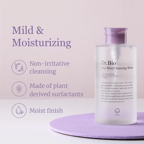 Dr. bio One Shot micelarna voda za čišćenje 700g / Gentle Hydrating Facial Cleanser & amp; Makeup Remover | Korejsko ulje za čišćenje ljepote za sve tipove kože / korejski Proizvodi za čišćenje lica za njegu kože