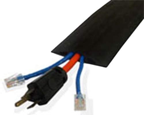 Electriduct D-2 poklopac kabela od gumenog kanala - pakovanje od 3 x 3 metra komada = 9 metara za zaštitu kablova sive kabele