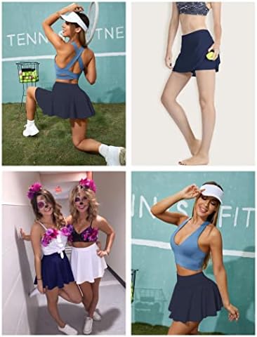 Cloth & amp; Trim ženske tenis suknje, plivanje tenis Skorts suknje izgrađen u unutrašnjem šorc Bikini visokog