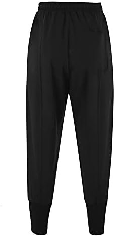 Miashui muške platnene pantalone Joggers čvrste Casual pamučne elastične pantalone pantalone Waist Drop-Crotch
