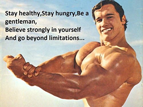 Zidni dekor Master Arnold Schwarzenegger Bodybuilder Olympia Univerzum Conquer klasični sportski Poster Home Deco 32 inch x 24 inch