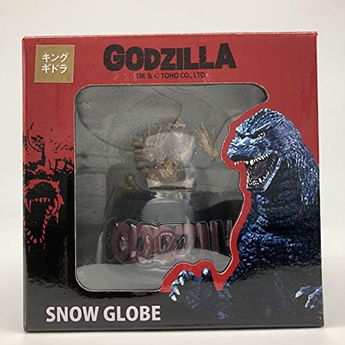 FOLCART Godzilla 2020 Snow Globe King Ghidorah Kitora Slika Dome Doll Ornament Japan Uvoz