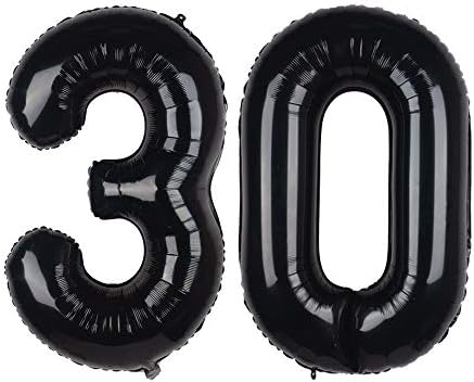 Tim & Lin 40 inčni zlatni 30 Broj jumbo folije mylar baloni za helijum - party ukras materijala