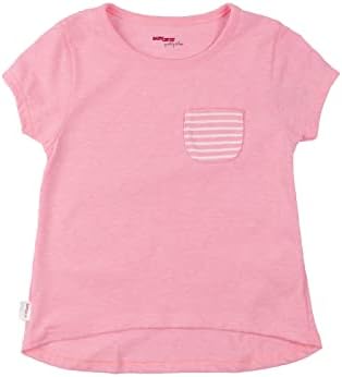 Majica s kratkim rukavima - gornji tinej boji - košulje od novorođenčadi i mališane - pamučni meki materijali - ružičasti
