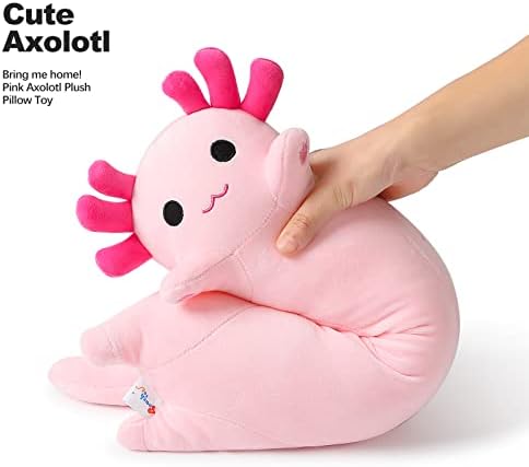 Breskva Cat Pink Dugi Axolotl plišani jastuk igračka slatka Axolotl punjena životinja za djevojčice