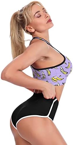 Bananas Sports grud za žene visoke podrške podstavljene vježbe gornji joga grudnja teretana casual fitness tenkovi