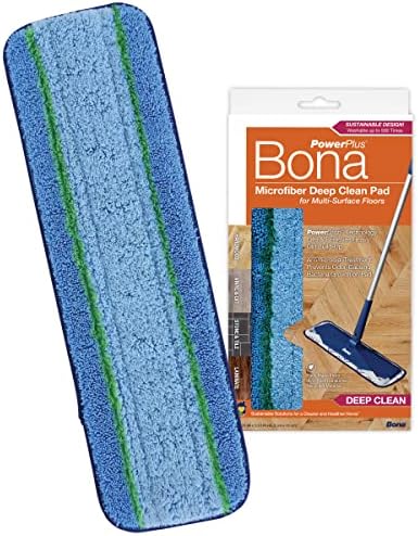 Bona PowerPlus podloga za dubinsko čišćenje od mikrovlakana, za podove od tvrdog drveta i tvrde površine, odgovara Bona porodici mopova
