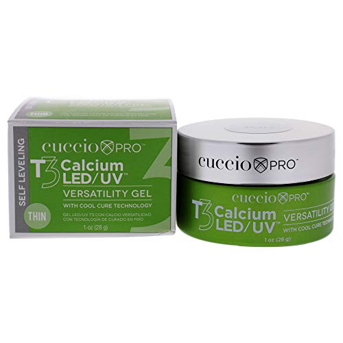 Cuccio Pro T3 LED/UV Cool Cure svestrani Gel-Samonivelirajući Gel sa kalcijumom-nevjerovatno fleksibilan