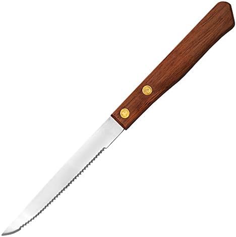 Valueline-ekonomični nož za odreske sa šiljastim vrhom sa drvenom ručkom, 3 tuceta