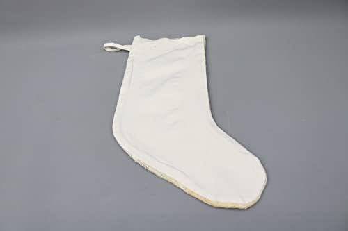 Sarikaya Jastuk Božićne čarape, Bijela čarapa, konoplje božićne čarape, Kilim čarapa, čarapa Santa Cruz, Božićne čarape, 696